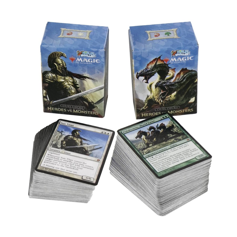 WORLD’S SMALLEST MAGIC THE GATHERING HEROES VS MONSTERS DUEL DECKS
