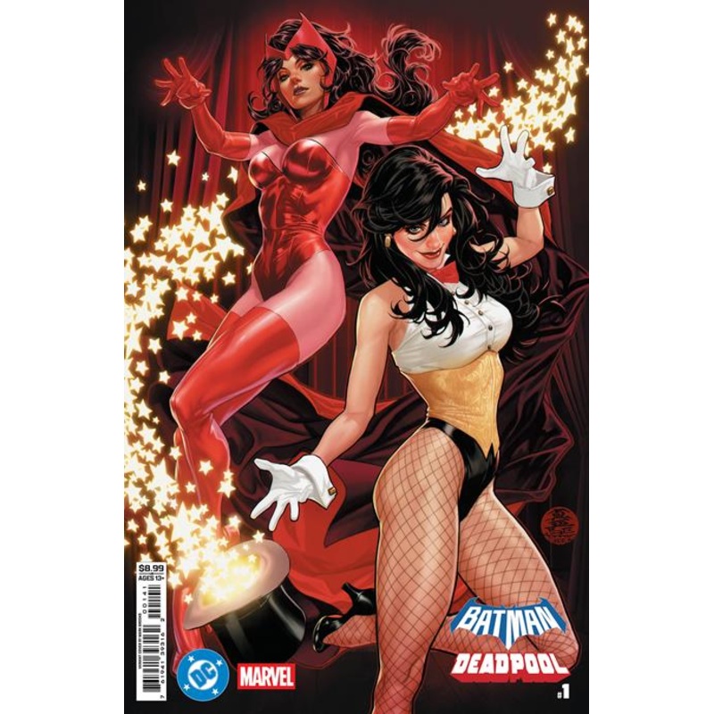 DC MARVEL BATMAN DEADPOOL #1 (ONE SHOT) CVR D MARK BROOKS ZATANNA SCARLET WITCH CARD STOCK VAR