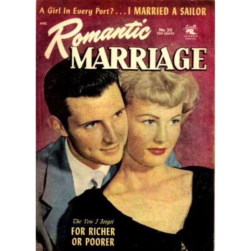 Romantic Marriage (1950, St. John) # 20 Raw G+