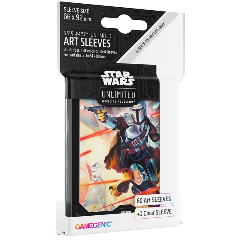 Gamegenic Star Wars Unlimited Art Sleeves – Mandalorian