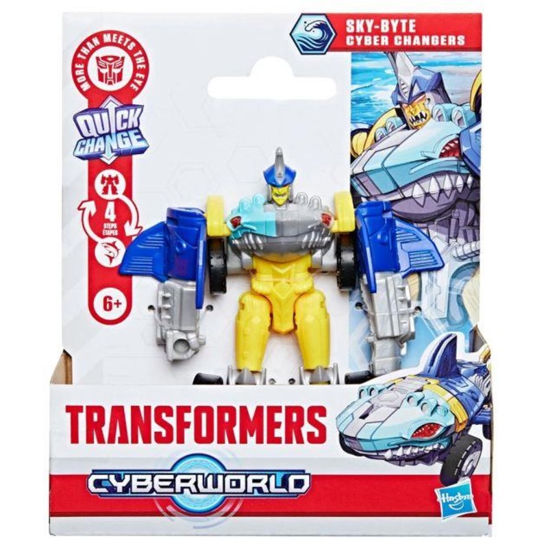 Transformers Cyberworld Sky-Byte Cyber Changers 4-Inch Action Figure by Hasbro