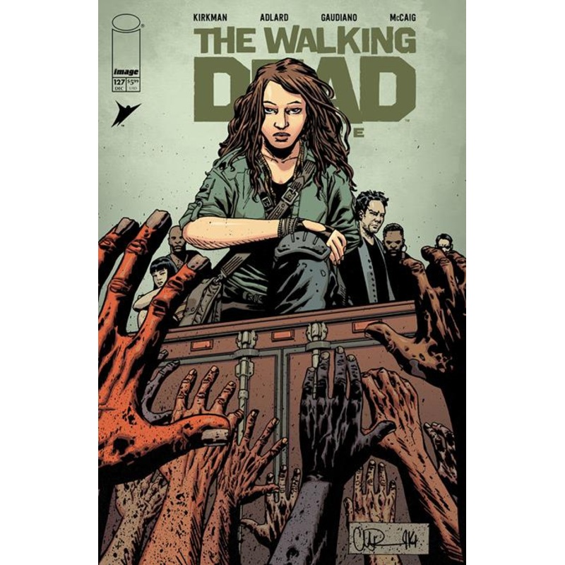 WALKING DEAD DELUXE #127 CVR B CHARLIE ADLARD & DAVE MCCAIG VAR