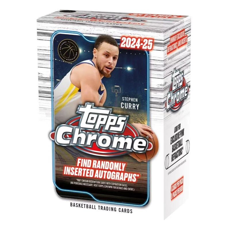 2024/25 Topps Chrome NBA Basketball Value Blaster Box