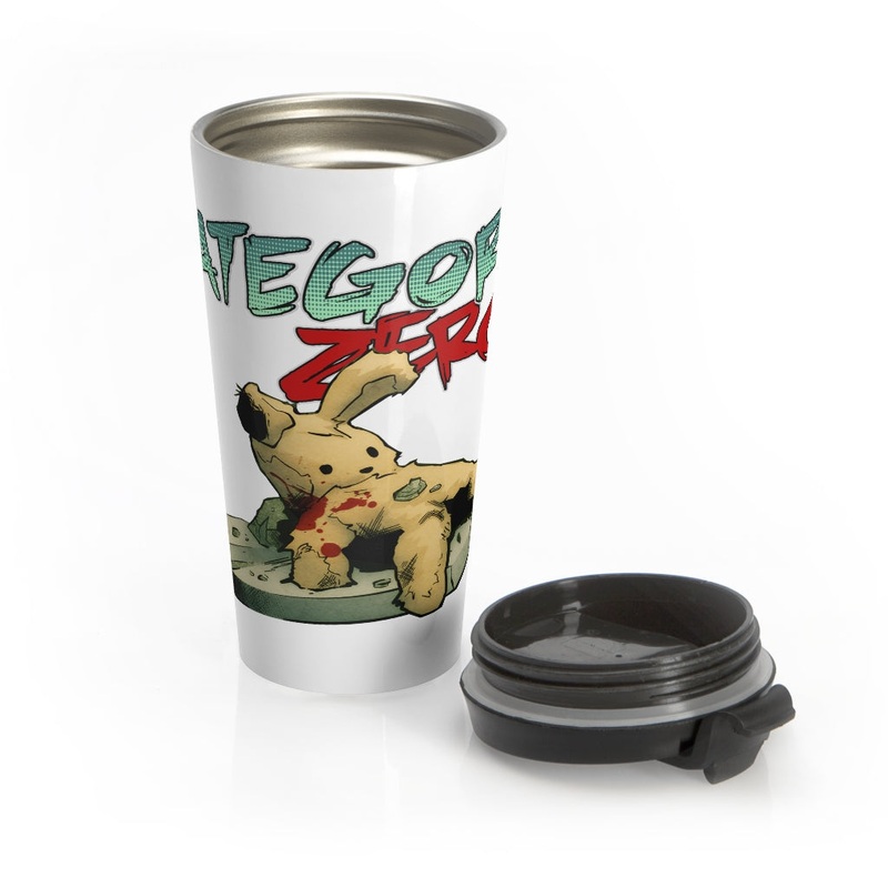 Category Zero (Teddy Bear Design) – Stainless Steel Travel Mug Travel Mug