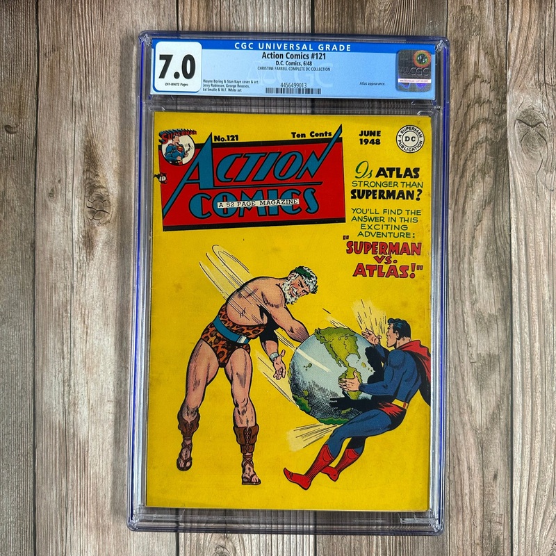 Action Comics #121 CGC 7.0 CHRISTINE FARRELL COMPLETE DC COLLECTION, Cover by Wayne Boring