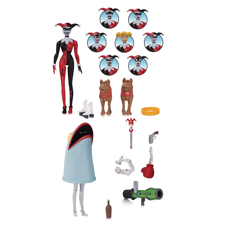 BATMAN ANIMATED HARLEY QUINN EXPRESSIONS PACK DC COMICS SUPERHERO