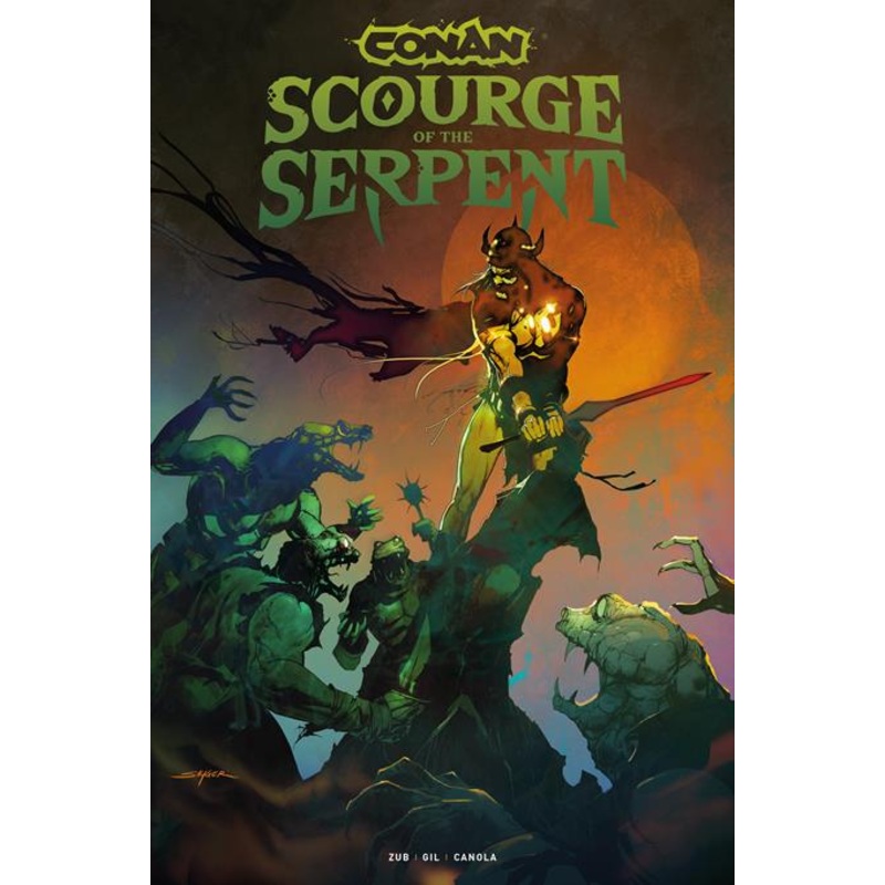 CONAN THE BARBARIAN SCOURGE OF THE SERPENT #3 (OF 4) CVR C STUART SAYGER VAR