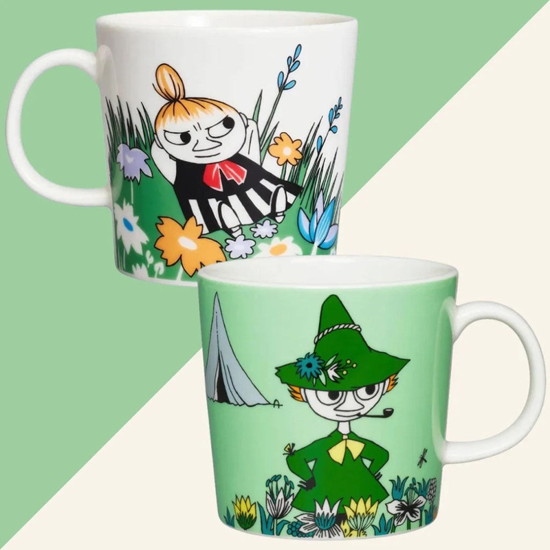 Little My & Snufkin Mugs 10oz Bundle