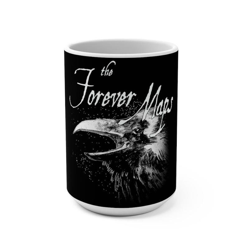 Forever Maps (Crow Logo Design) – Black Coffee Mug 15oz 15oz