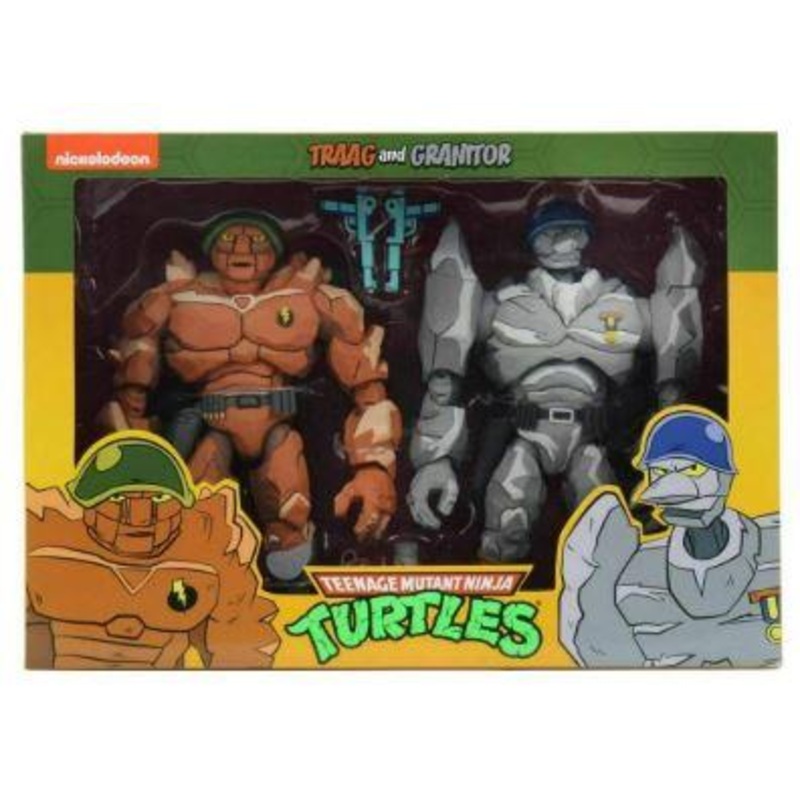 Teenage Mutant Ninja Turtles 1980 Cartoon 7 Inch Action Figure Exclusive – Traag and Granitor 2-Pack