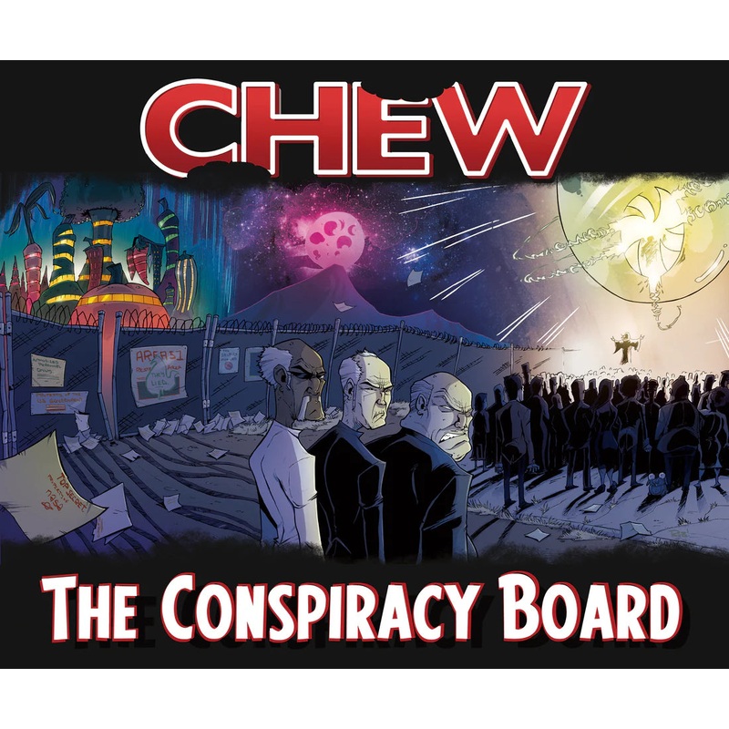 CHEW: Conspiracy Board (RPG Supplement) [ROB GUILLORY] (w/ FREE Chew Dry Erase Marker)