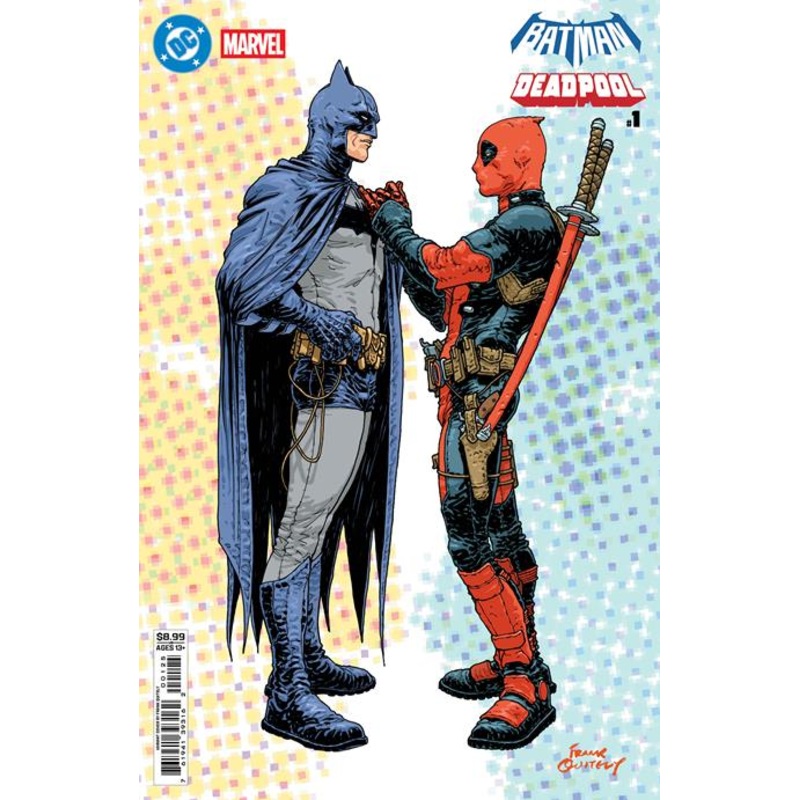 DC MARVEL BATMAN DEADPOOL #1 (ONE SHOT) CVR N FRANK QUITELY BATMAN DEADPOOL CARD STOCK VAR