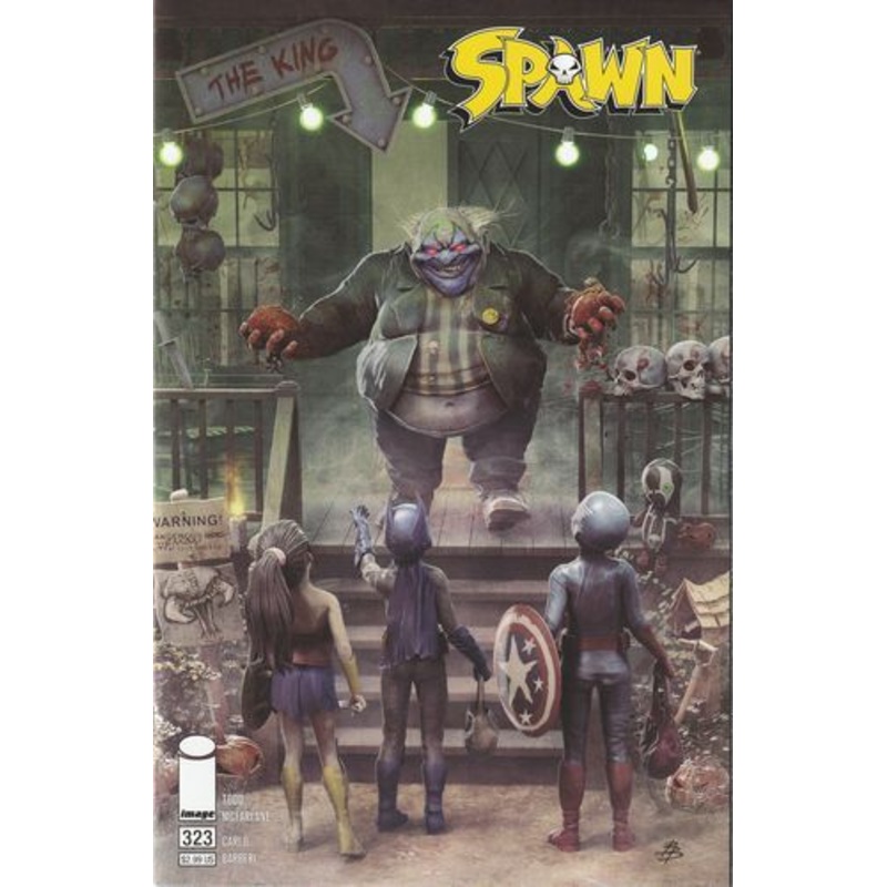 SPAWN 323 COVER C VARIANT BJORN BARENDS CLOWN 2021