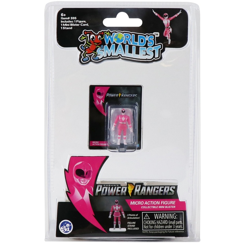WORLDS SMALLEST MMPR PINK