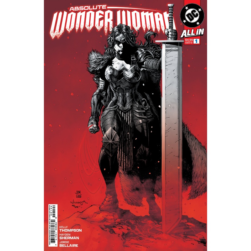 ABSOLUTE WONDER WOMAN #1 FOURTH PRINTING CVR A JIM LEE