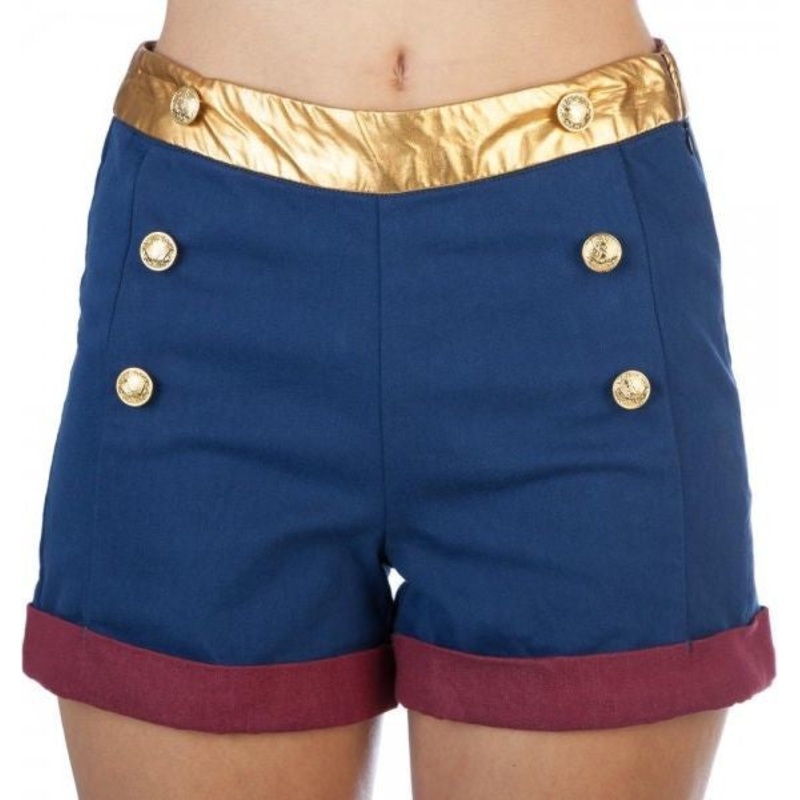 Bioworld DC Comics Wonder Woman High Waisted Shorts 2X-Large