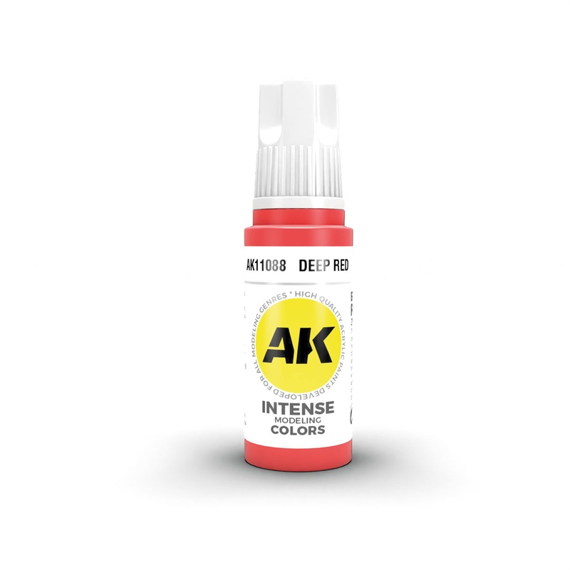 AK Interactive 3 Gen Acrylics Modelling Paint 17ml – Deep Red