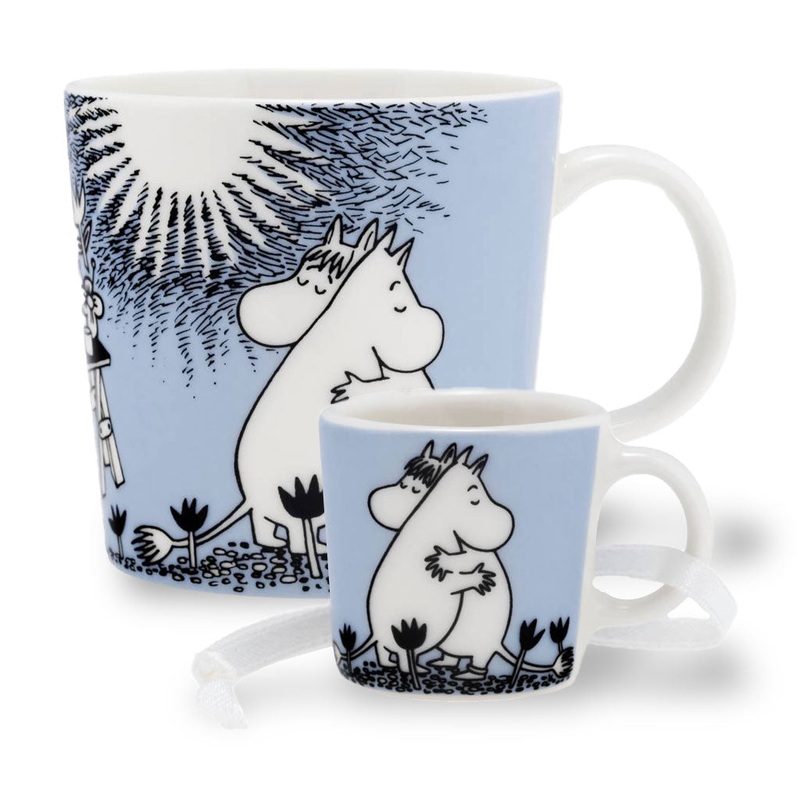 Moomin Blue Love Mug & Mini Mug Bundle