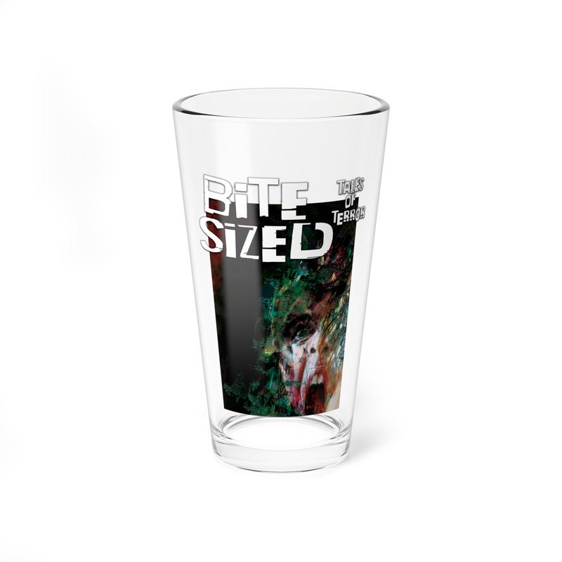 Bite-sized Tales of Terror Pint Glass, 16oz 16oz