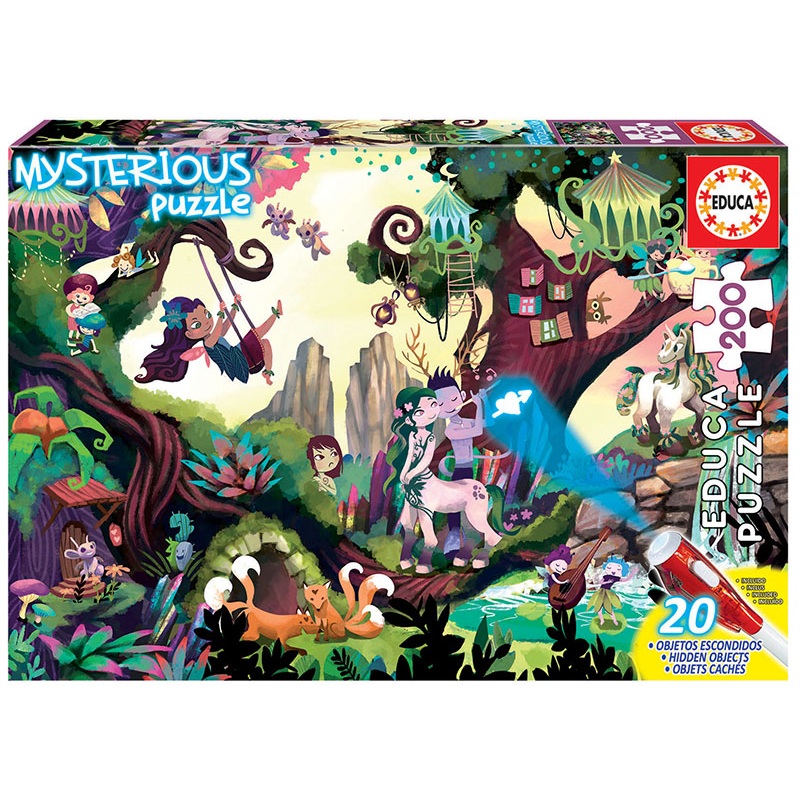 200pc Magic Forest Mysterious  Time Machine Hobby