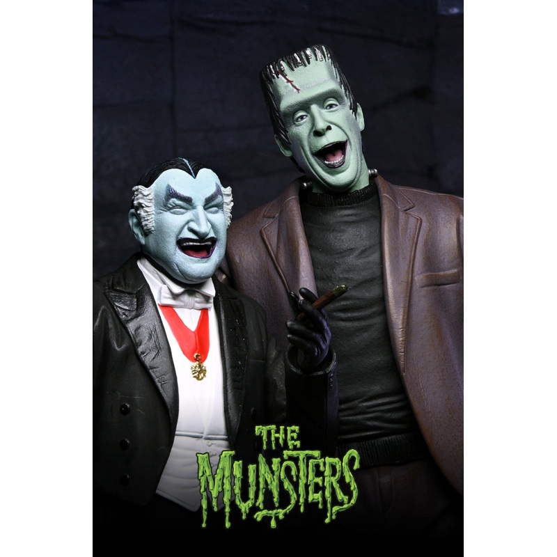 The Munsters (TV Series) – Ultimate Grandpa and Herman Munster 7 Scale Action Figure Bundle (PRE-ORDER)