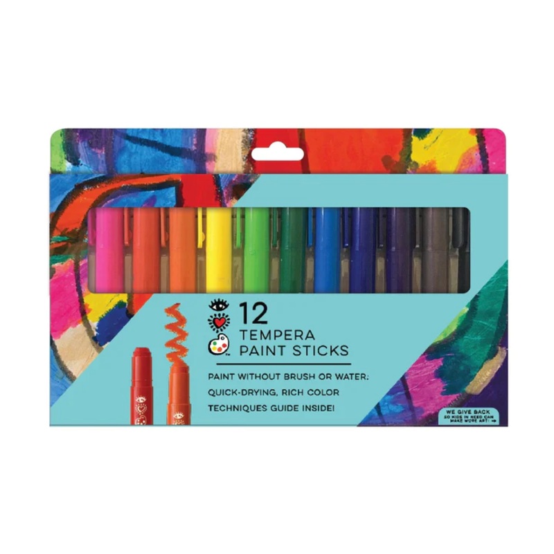 12 Tempera Paint Sticks  Time Machine Hobby