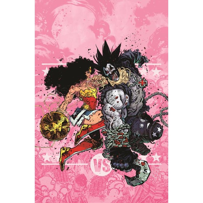 DC K.O. WONDER WOMAN VS LOBO #1 (ONE SHOT) CVR A JORGE CORONA