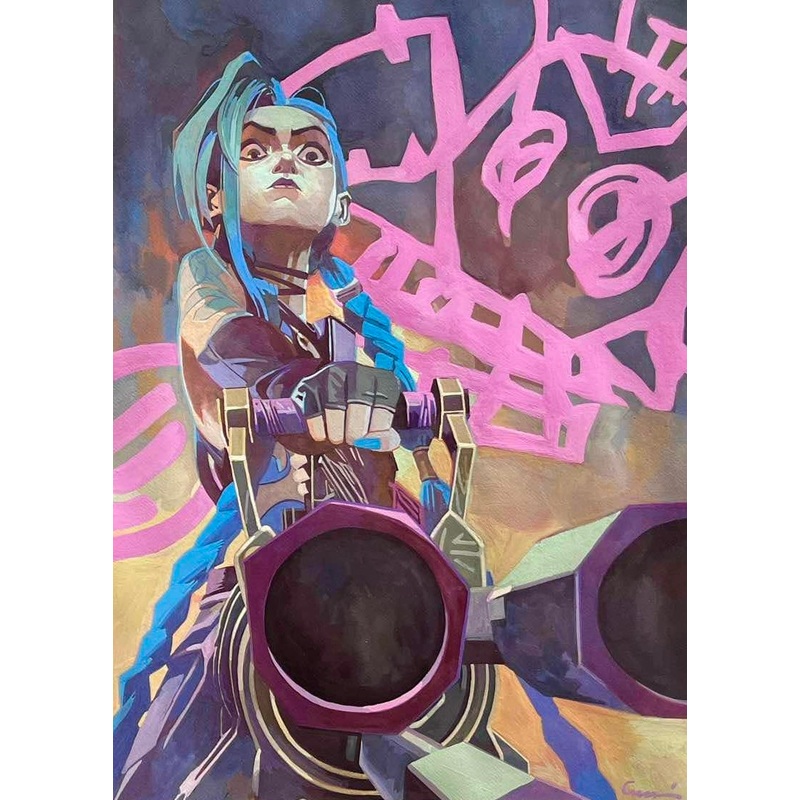 Andrea Cucchi Original Art Jinx Arcane Illustration