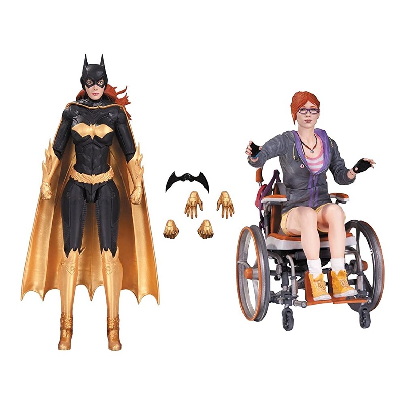 BATMAN ARKHAM KNIGHT BATGIRL ORACLE AF 2 PACK DC COMICS SUPERHERO