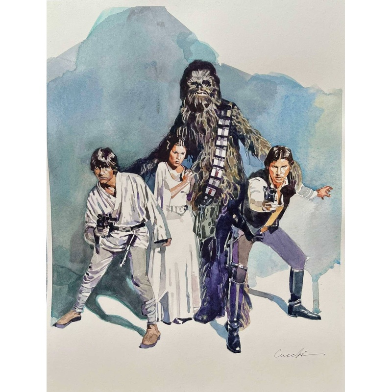 Andrea Cucchi Original Art Star Wars Illustration