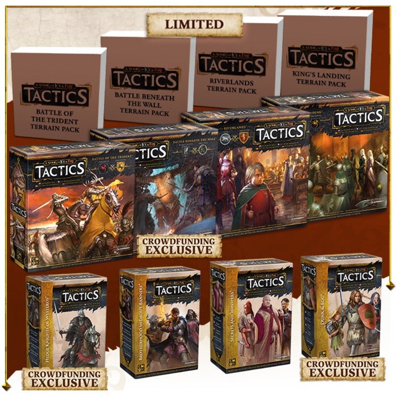 A Song of Ice and Fire – Tactics  Retail Pledge  All-In – Preorder