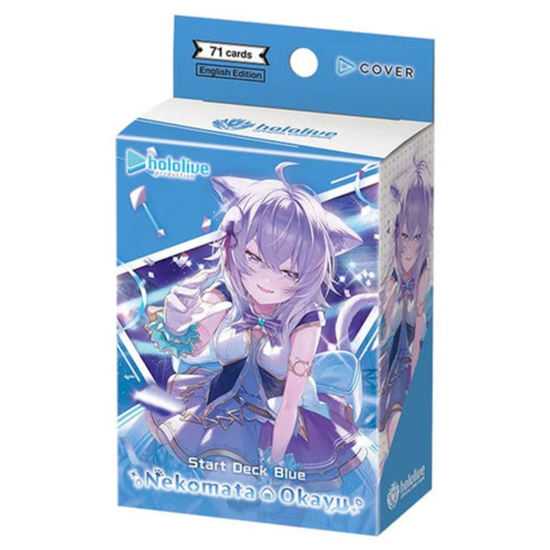 [Hololive Official Card Game] hSD03e – Nekomata Okayu – Start Deck Blue
