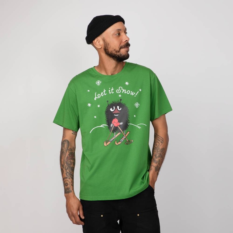 Stinky Winter Adults T-shirt Green XS