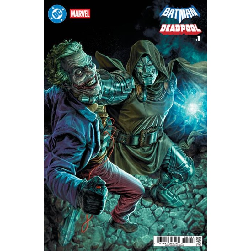 DC MARVEL BATMAN DEADPOOL #1 (ONE SHOT) CVR C LEE  BERMEJO JOKER DR DOOM CARD STOCK VAR