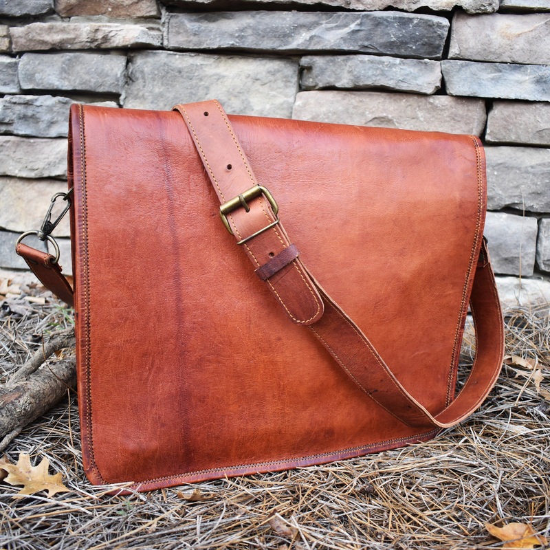The Wanderer Leather Satchel – Jumbo