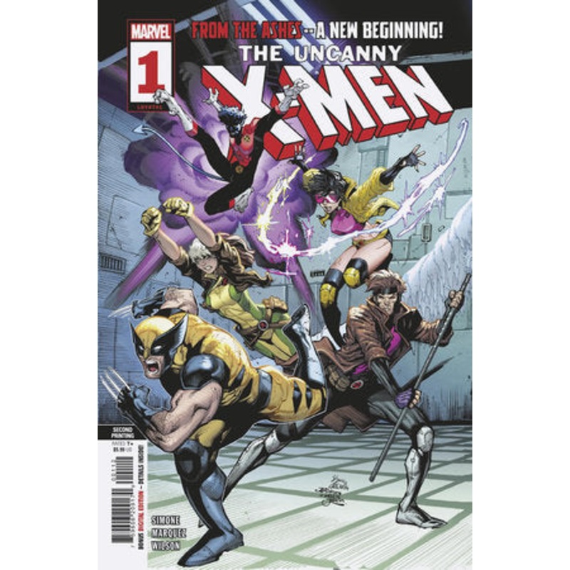 UNCANNY X-MEN #1 RYAN STEGMAN 2ND PRINTING VARIANT