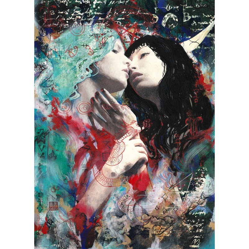 Zu Orzu Original Art Faithless III #1 Cover