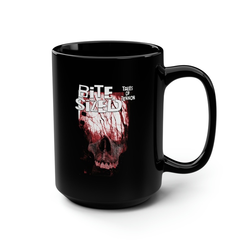 Bite-sized Tales of Terror Black Mug, 15oz 15oz