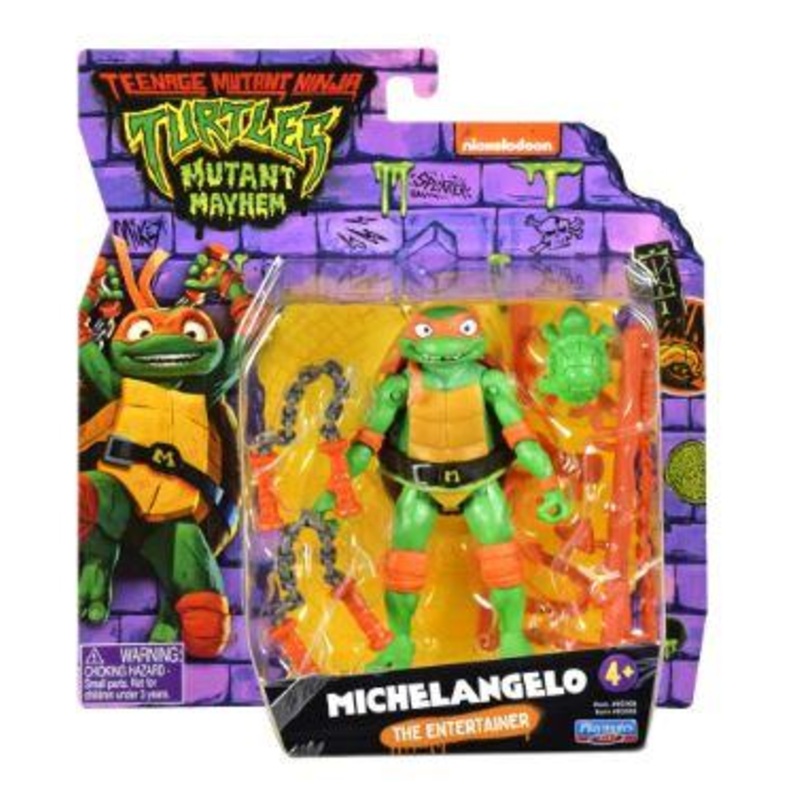 Teenage Mutant Ninja Turtles Mutant Mayhem Michelangelo Action Figure by Playmates