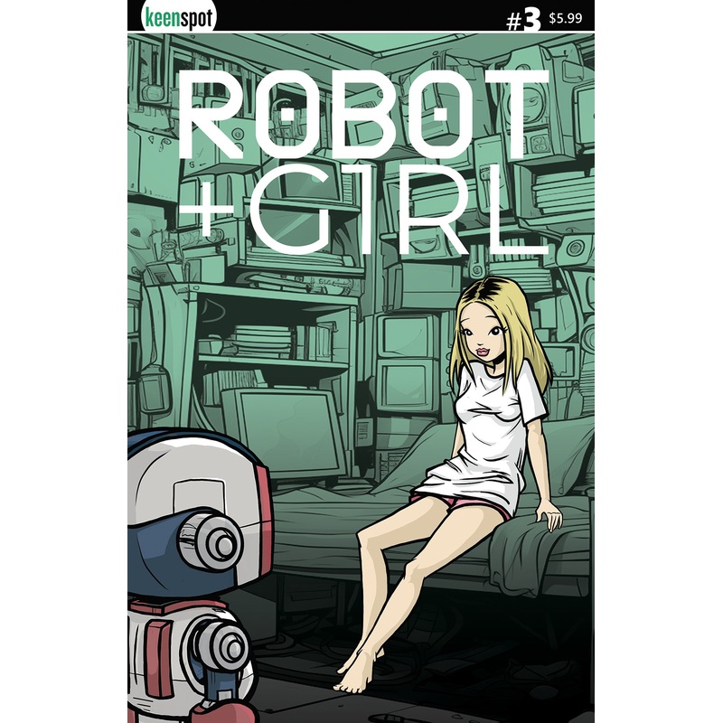 ROBOT + GIRL #3 Comic Book Main Cover (Mike White)