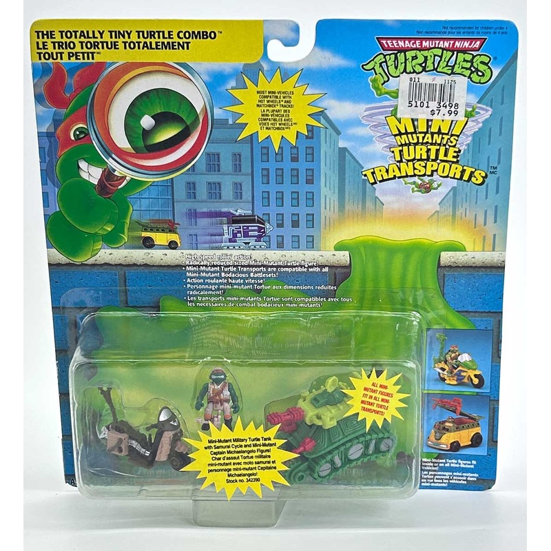 1994 Canadian mini-mutant turtle tank and Mike sealed