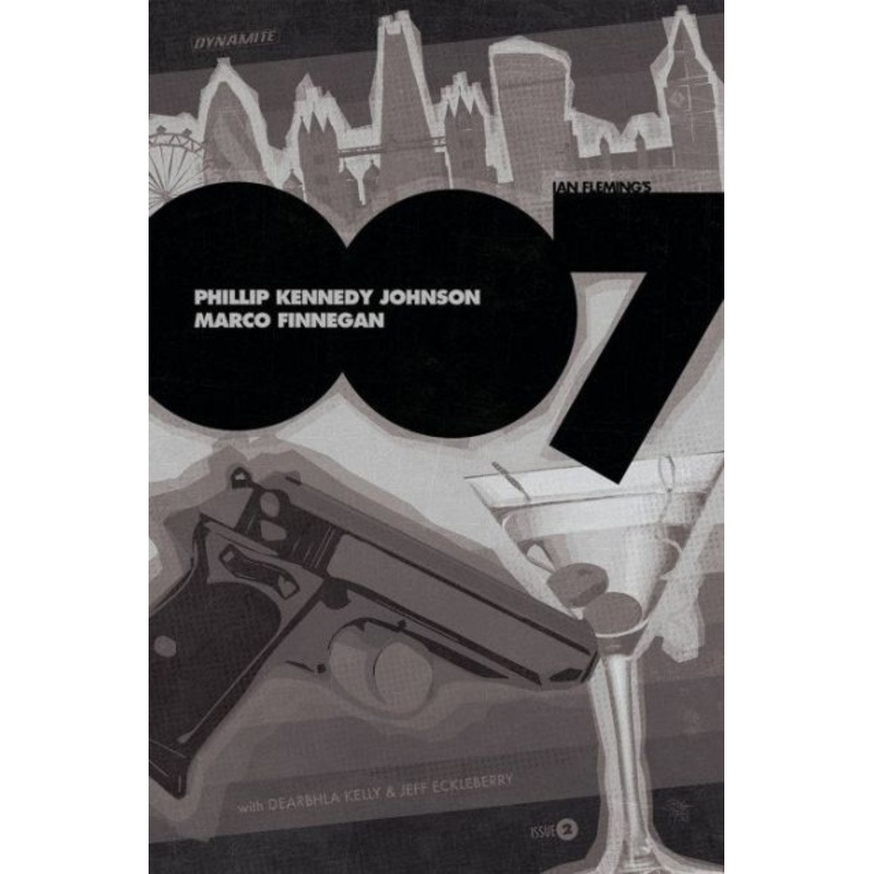 007, VOL. 1 (2022) #2  RUS WOOTON BLACK & WHITE COVER  Duncanville Bookstore Comics Toys and Collectibles