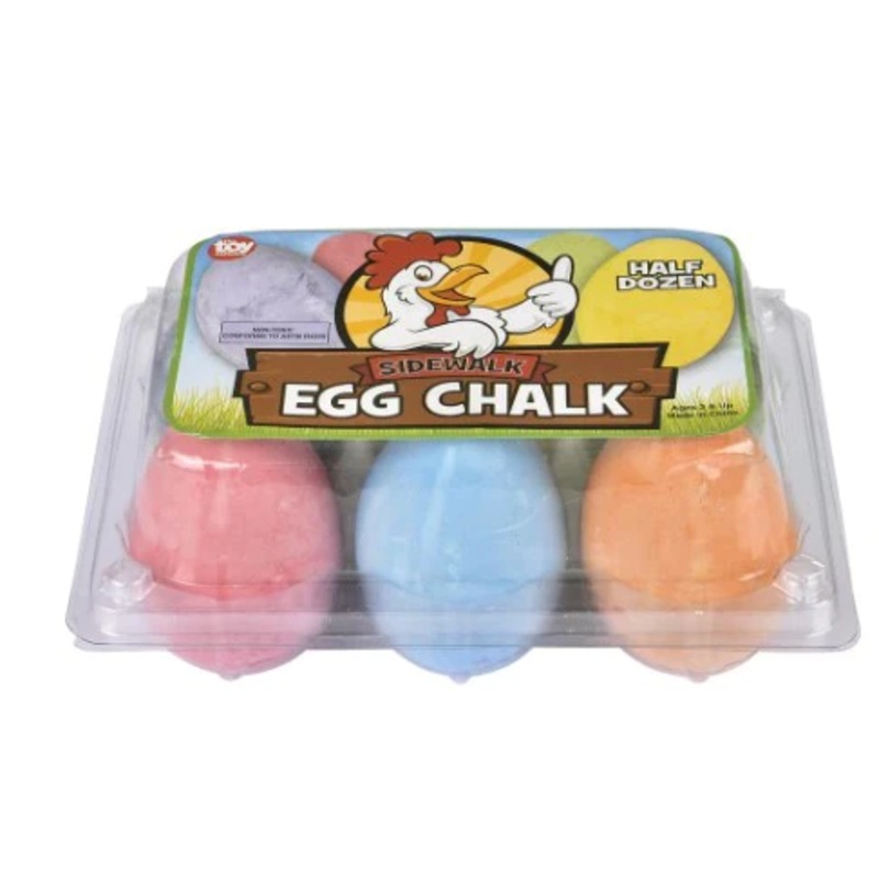 2.5″ Egg Sidewalk Chalk  Time Machine Hobby