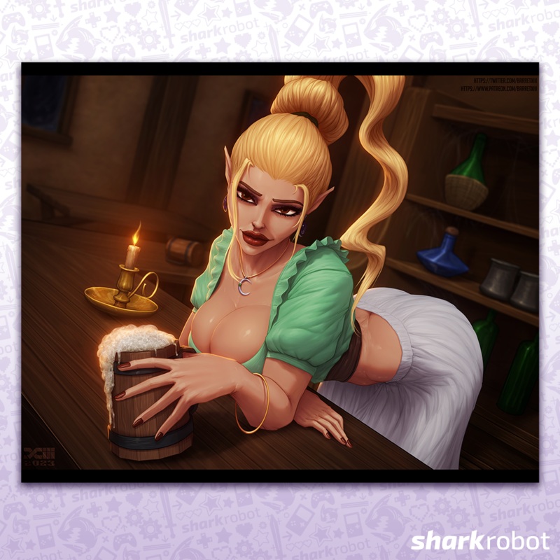 A Drink and A Smile – Poster Print 8″x10″