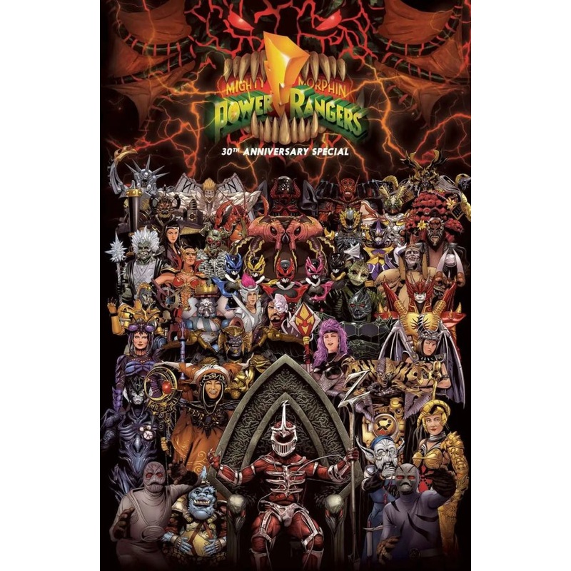 MIGHTY MORPHIN POWER RANGERS 30TH ANNIVERSARY SPECIAL #1 COVER G 1:5