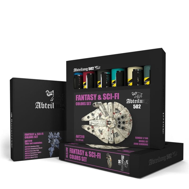 Abteilung 502 Fantasy and Sci-Fi Oil Paint Set 20ml – 6 Piece