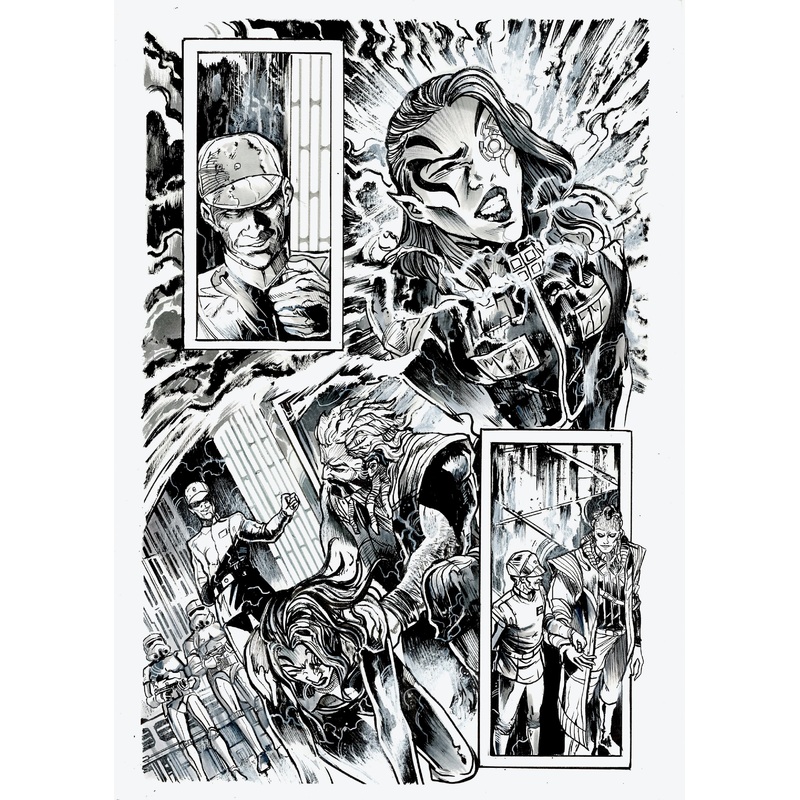 Vincenzo Riccardi Original Art Star Wars: Tales From The Death Star Page 5