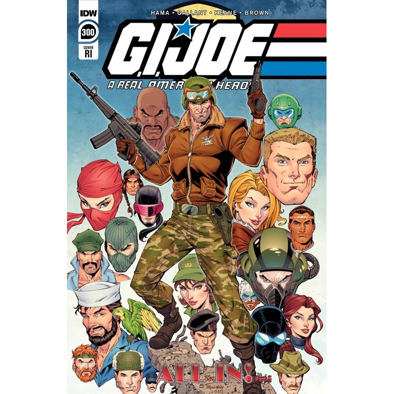 G.I. JOE: A REAL AMERICAN HERO #300 1:10 INCENTIVE JOHN ROYLE VARIANT