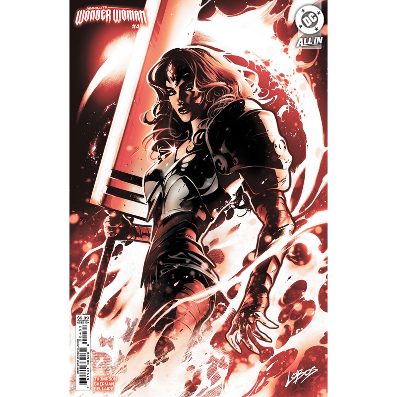 ABSOLUTE WONDER WOMAN #4 CVR F PABLO VILLALOBOS CARD STOCK VAR