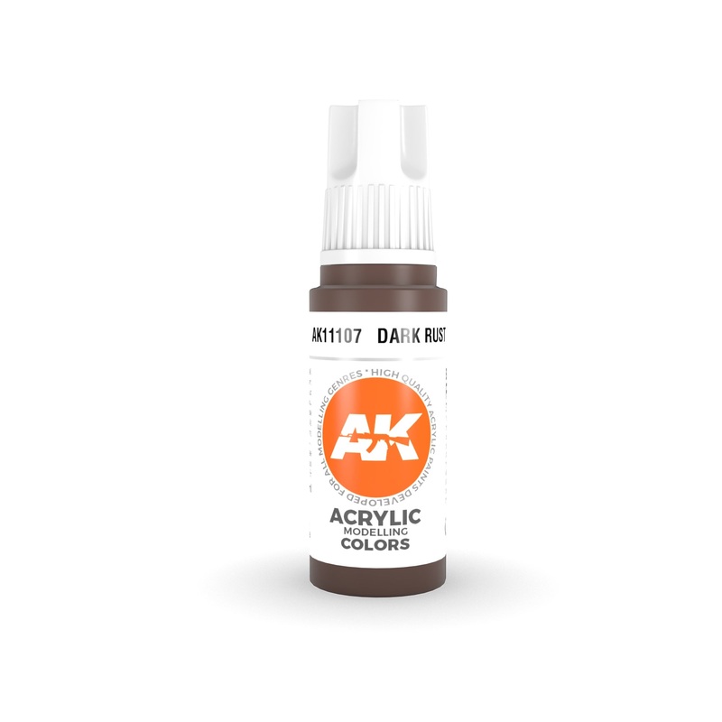 AK Interactive 3 Gen Acrylic Modeling Colour 17ml – Dark Rust